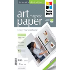 obrázek produktu COLORWAY fotopapír/ ART matte \"magnetic\" 650g/m2, A4/ 5 kusů
