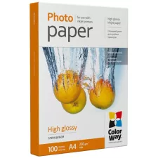 obrázek produktu COLORWAY fotopapír/ high glossy 230g/m2, A4/ 100 kusů