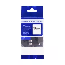 obrázek produktu PRINTLINE kompatibilní páska s Brother TZE-261, TZ-261, 36mm, černý tisk/bílý podklad