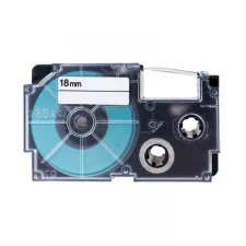 obrázek produktu PRINTLINE kompatibilní páska  s Casio XR-18BU1 18mm, 8m, černý tisk/modrý podklad