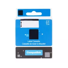 obrázek produktu PRINTLINE kompatibilní páska s DYMO, 45016 S0720560, 12mm,7m, černý tisk/modrý podklad, D1