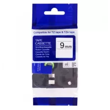 obrázek produktu PRINTLINE kompatibilní páska s Brother TZE-125, 9mm, bílý tisk/průsvitný podklad