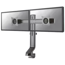 obrázek produktu Neomounts FPMA-D860D - Montážní sada - plný pohyb - pro 2 LCD displeje - černá - velikost obrazovky: 10&quot;-27&quot; - upevnění sv