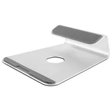 obrázek produktu Neomounts NSLS025 - Stojan - pro notebook (počítač) - leštěný hliník - stříbrná - velikost obrazovky: 10&quot;-17&quot; - na stůl