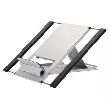 obrázek produktu Neomounts NSLS085BLACK /Držák na notebook,tablet/na stůl/10-22"/nosn. 5kg/ 6 různých výškových poloh/skládací/stříbrný