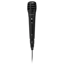 obrázek produktu NEDIS kabelový mikrofon/ Kardioid/ odnímatelný kabel 5m/ 600 Ohm/ -75 dB/ jack 6.35 mm/ vypínač/ ABS/ černý