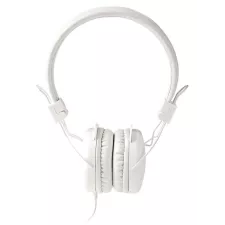 obrázek produktu Kabelová sluchátka na uši | 3,5 mm | Délka kabelu: 1.20 m | Bílá