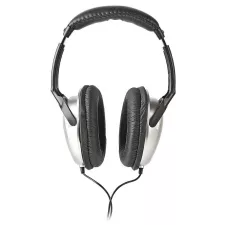 obrázek produktu Kabelová Sluchátka Přes Uši | Délka kabelu: 2.70 m | Ovládání Hlasitosti | Černá / Stříbrná