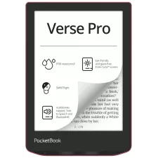 obrázek produktu POCKETBOOK e-book reader 634 Verse Pro Passion Red/ 16GB/ 6\"/ Wi-Fi/ BT/ USB-C/ čeština/ červená