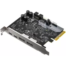 obrázek produktu ASRock Thunderbolt 4 AIC / PCI-E 3.0 / Intel JHL8540 Thunderbolt 4 Controller / 2x Thunderbolt 4 / 2x DP IN