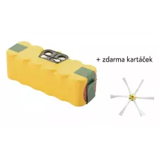 obrázek produktu PATONA baterie pro robotický vysavač iRobot Roomba 3300mAh, 14,4V Ni-MH, pro sérii 5xx/6xx/7xx/8xx + kartáček ZDARMA