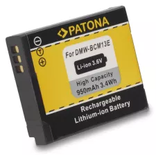 obrázek produktu PATONA baterie pro foto Panasonic DMW-BCM13 950mAh 3,6V Li-Ion