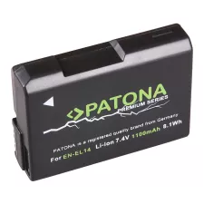 obrázek produktu PATONA baterie pro foto Nikon EN-EL14 1100mAh Li-Ion Premium