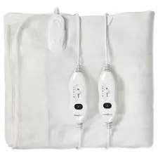 obrázek produktu NEDIS elektrická deka/ 2 osoby/ 160 x 140 cm/ 3 nastavení teploty/ ochrana proti přehřátí/ Polyester
