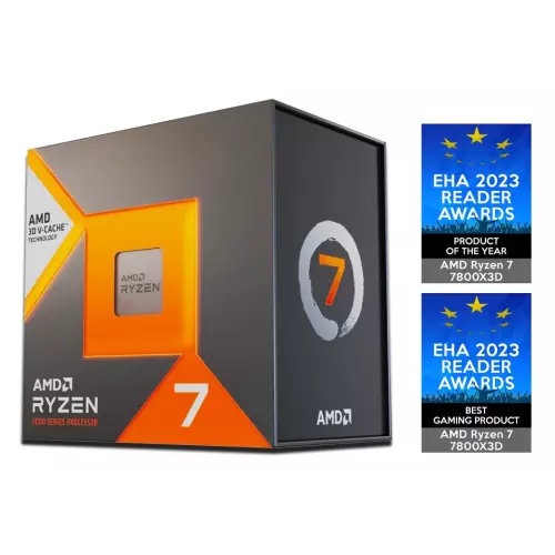 obrázek produktu AMD Ryzen 7 7800X3D / LGA AM5 / max. 5,0GHz / 8C/16T / 104MB / 120W TDP / BOX bez chladiče