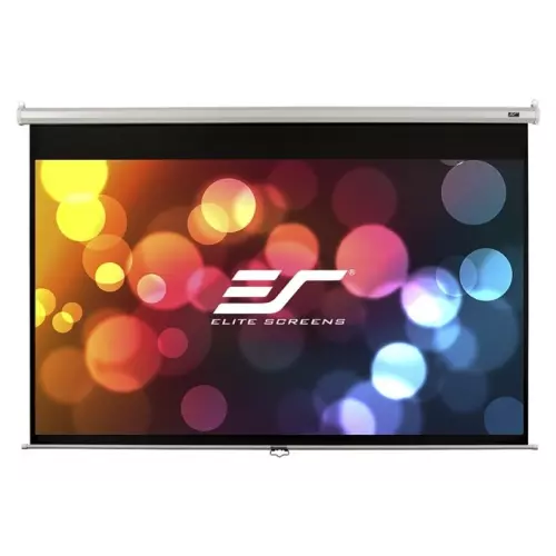 obrázek produktu ELITE SCREENS plátno roleta 100\" (254 cm)/ 16:9/ 124,5 x 221 cm/ Gain 1,1/ case bílý/ Fiber Glass/ slow retract