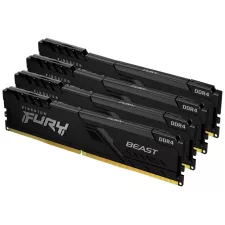 obrázek produktu KINGSTON FURY Beast Black 64GB DDR4 3200MT/s / CL16 / DIMM / KIT 4x 16GB