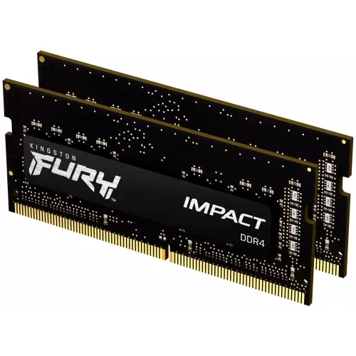 obrázek produktu KINGSTON FURY Impact 32GB DDR4 3200MT/s / CL20 / SO-DIMM / KIT 2x 16GB