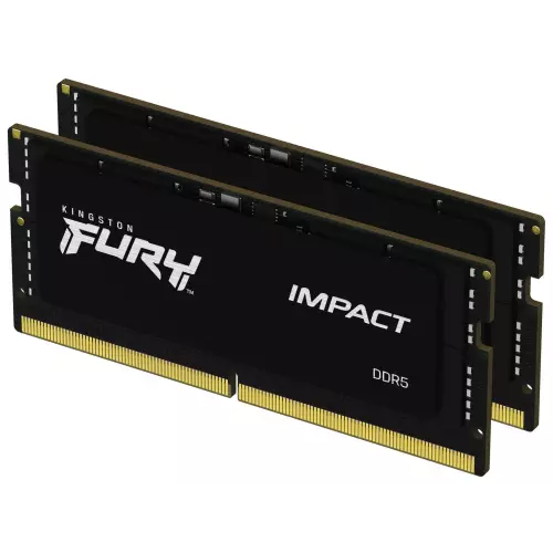 obrázek produktu KINGSTON FURY Impact 32GB DDR5 5600MT/s / CL40 / SO-DIMM / Kit 2x 16GB