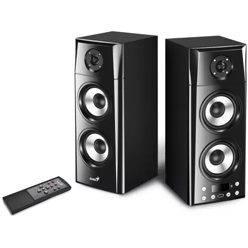 obrázek produktu GENIUS repro SP-HF2800 BT/ 2.0/ 60W/ Dřevěné/ Bluetooth/ USB/ dálkové ovládání