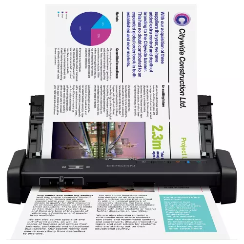 obrázek produktu Epson skener WorkForce DS-310/ A4/ 1200dpi/ USB3.0/ 3 roky záruka po registraci