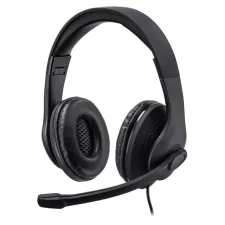 obrázek produktu HAMA headset PC Office stereo HS-P200/ drátová sluchátka + mikrofon/ 2x 3,5 mm jack/ citlivost 105 dB/mW/ černá