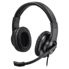 obrázek produktu HAMA headset PC stereo HS-350/ drátová sluchátka + mikrofon/ 2x 3,5 mm jack/ citlivost 100 dB/mW/ černý