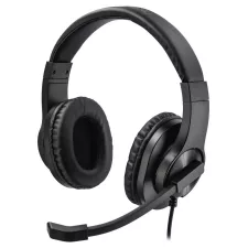 obrázek produktu HAMA headset PC Office stereo HS-P300/ drátová sluchátka + mikrofon/ 2x 3,5 mm jack/ citlivost 100 dB/mW/ černý