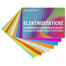 obrázek produktu SYMBIO elektrostatické poznámkové bločky Symbionotes/ 70x100 mm/ MIX 7 barev/ 100 pack