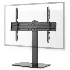 obrázek produktu NEDIS stolní TV stojan/ 37 - 70 "/ nosnost 40 kg/ nastavitelné výšky/ fixní/ ocel/tvrzené sklo/ černý