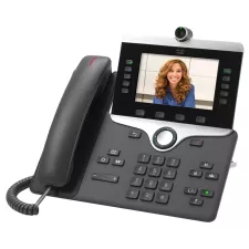 obrázek produktu Cisco IP Phone 8865 - IP video telefon - s digitální fotoaparát, rozhraní Bluetooth - IEEE 802.11a/b/g/n/ac (Wi-Fi) - SIP, SDP - 5 řád