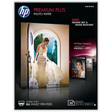 obrázek produktu Lesklý fotopapír HP Premium Plus Glossy Photo Paper, 20 listů / 13 x 18 cm