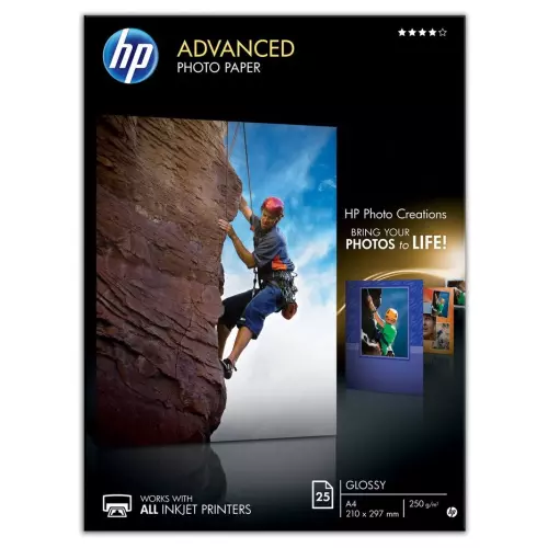 obrázek produktu HP Advanced Photo Paper, Glossy, A4, 25 listů, 250 g/m2