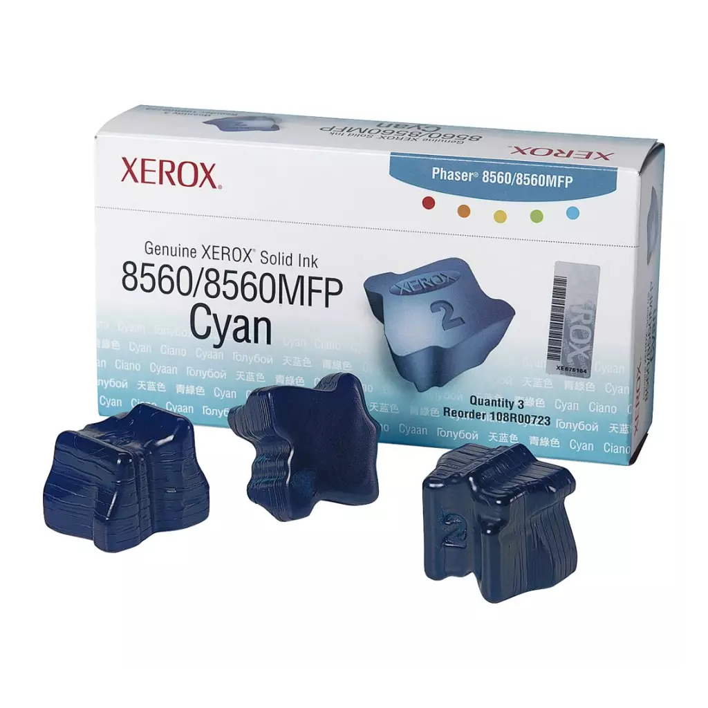 Obrázek produktu Xerox tuhý inkoust pro Phaser 8560/ modrý/ (3 STICKS)