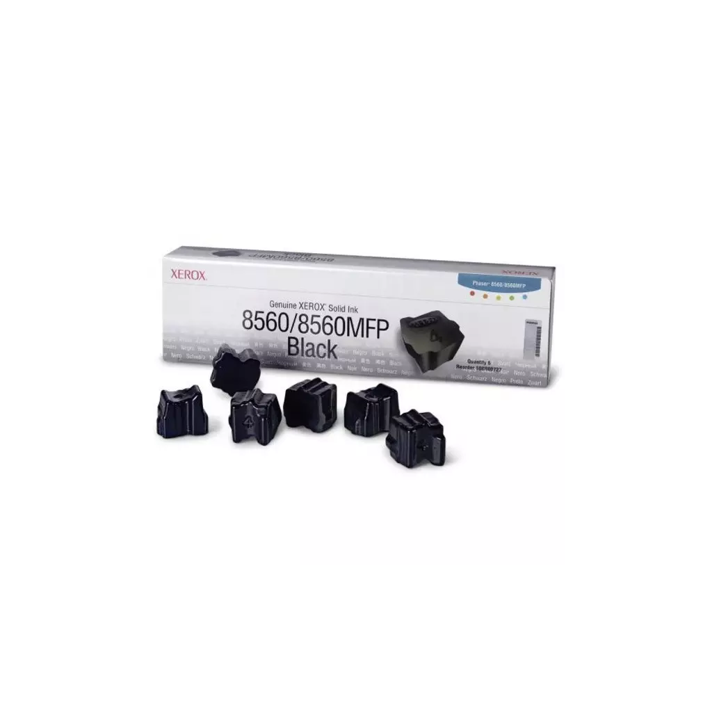 Obrázek produktu Xerox original tuhý inkoust Phaser 8560/ černý/ 6 kostek/ 6000s.