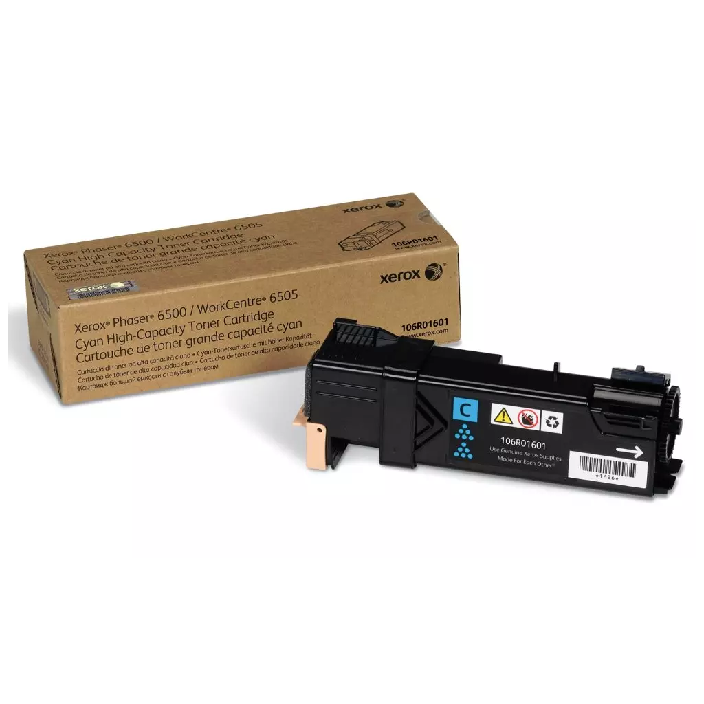 Obrázek produktu Xerox Toner Cyan Cartridge Phaser 6500/WorkCentre 6505 (2500)