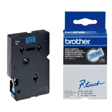 obrázek produktu BROTHER laminovaná páska TC-591 / modrá-černá / 9mm