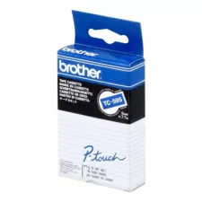obrázek produktu BROTHER laminovaná páska TC-595 / modrá / bílá / 9mm