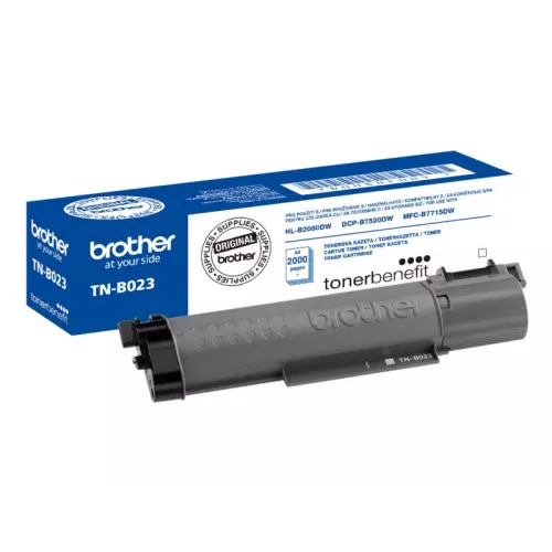 obrázek produktu BROTHER toner Benefit TN-B023 (pro Toner benefit HL-B2080DW,MFC-B7715DW,DPC-B7520DW, do 2 000 str.)