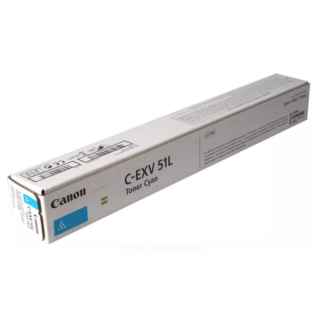 Obrázek produktu Canon originální toner C-EXV51LC C, 0485C002, cyan, 26000str., low capacity