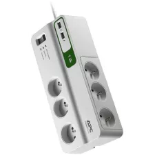 obrázek produktu APC přepěťová ochrana Essential SurgeArrest PM6U-FR/ 6 zásuvek/ 2x USB