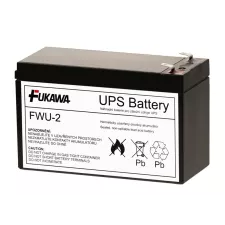 obrázek produktu FUKAWA olověná baterie FWU2 do UPS APC/ náhradní baterie za RBC2/ 12V/ 7,2Ah/ životnost 5 let