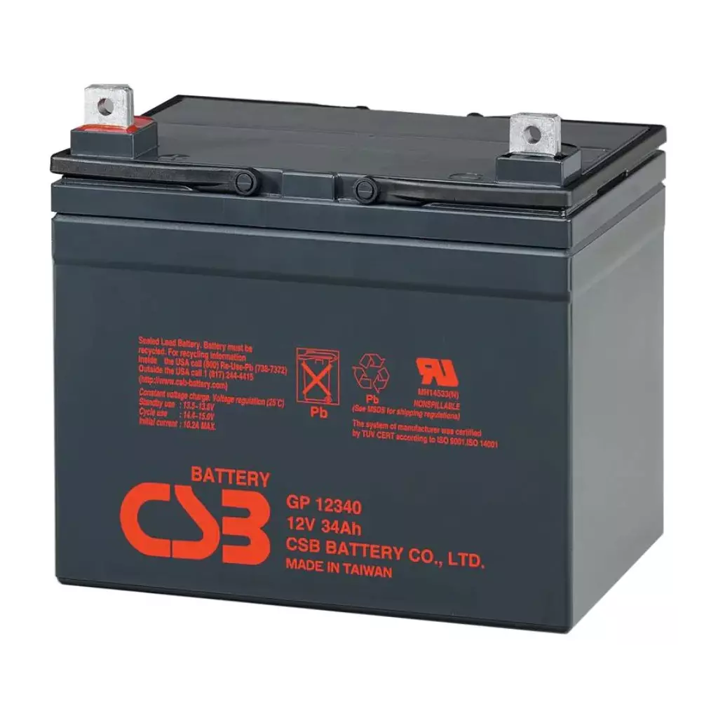 Obrázek produktu CSB Pb záložní akumulátor CSB GP12340, 12V, 34Ah