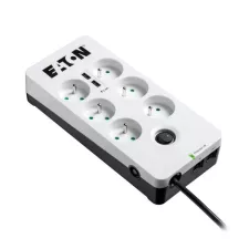 obrázek produktu EATON přepěťová ochrana Protection Box 6 Tel@ USB FR, 6 zásuvek + 2x USB + telefon
