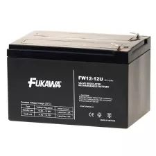 obrázek produktu FUKAWA olověná baterie FW 12-12 U do UPS APC/ AEG/ EATON/ Powerware/ 12V/ 12Ah/ životnost 5 let/ Faston F2-6,3mm