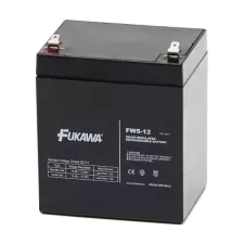 obrázek produktu FUKAWA olověná baterie FW 5-12 F1 do UPS APC/ AEG/ EATON/ Powerware/ 12V/ 5Ah/ životnost 5 let/ Faston F1-4,7mm