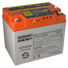 obrázek produktu GOOWEI ENERGY DEEP CYCLE (GEL) baterie GOOWEI ENERGY OTD33, 33Ah, 12V