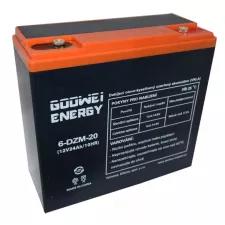 obrázek produktu GOOWEI ENERGY Pb trakční záložní akumulátor VRLA GEL 12V/24Ah (6-DZM-20)