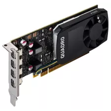 obrázek produktu PNY Quadro P1000 V2 DP / 4GB GDDR5 / PCI-E / 4x miniDP 1.4 / Low profile bracket v balení