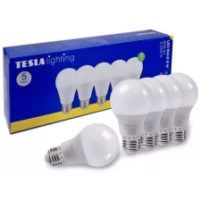 obrázek produktu Tesla LED žárovka BULB 5ks E27/8W/230V/806lm/25 000h/3000K teplá bílá/220st